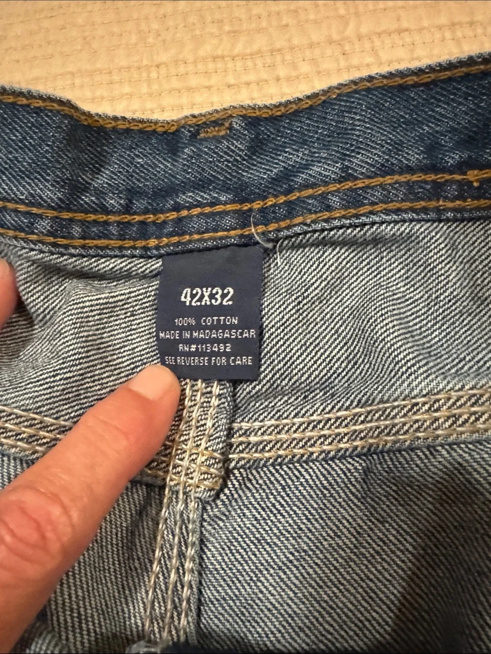 Men's Straight-Leg Jeans in Medium Blue